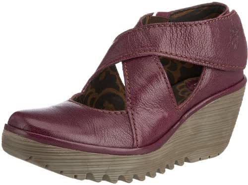 FLY London Yogo Purple Leather Womens New
