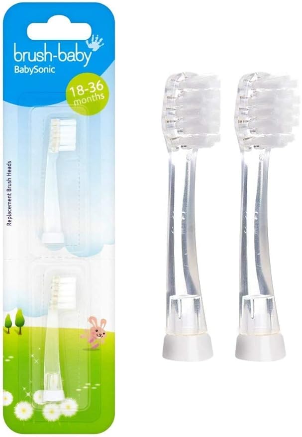 BrushBaby BabySonic Replacement Toddler Brush Heads (Age 1836 Months