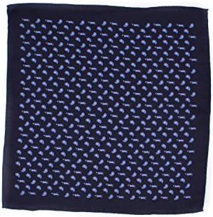 foxes and paisley dark navy