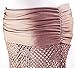 Santwo Women Swimwear Dress Lace Bikini Cover up for Beach Fishnet Crochet Skirt(Model 2 Coffee)