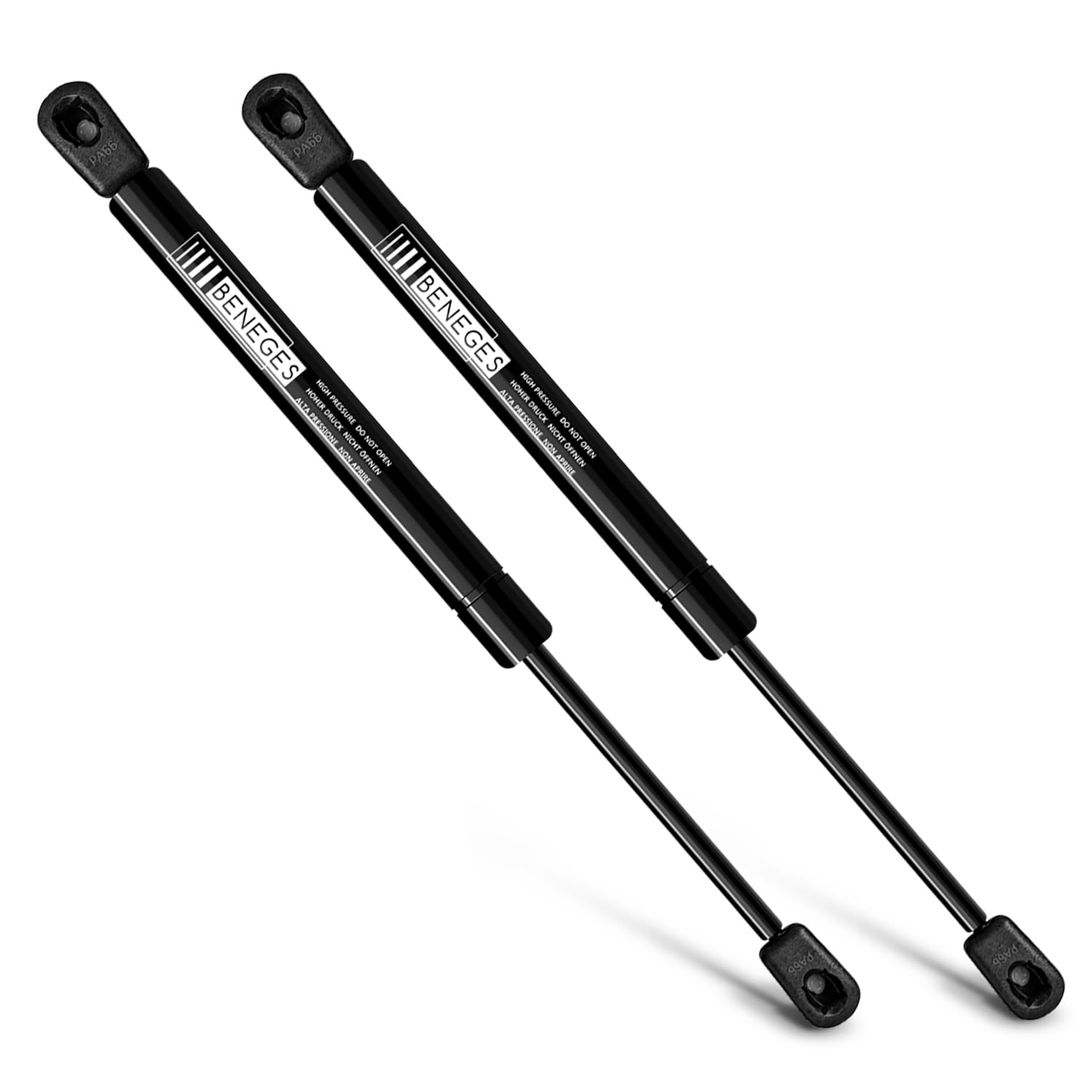 Photo 1 of Beneges 2PCS Gas Charged Lift Supports Spring Struts Shocks Dampers Force 24Lbs/107N Per Prop, Force Per Set 48Lbs/214N,Extended Length 12 inches C16-03795