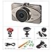 Denicer Dash Cam Front and Rear Sony Sensor Full HD 1080P Car Dashboard Video Driving Recorder 170 Degree Wide Angle Camera with Metal Shell, WDR, G-Sensor, Loop Recording.