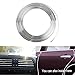 YIJINSHENG Car Door Trim Edge 8 metres Body Strip Chrome Mold Scratch Guard Protector Air Condition Vent Decoration U Shape(8 metres)