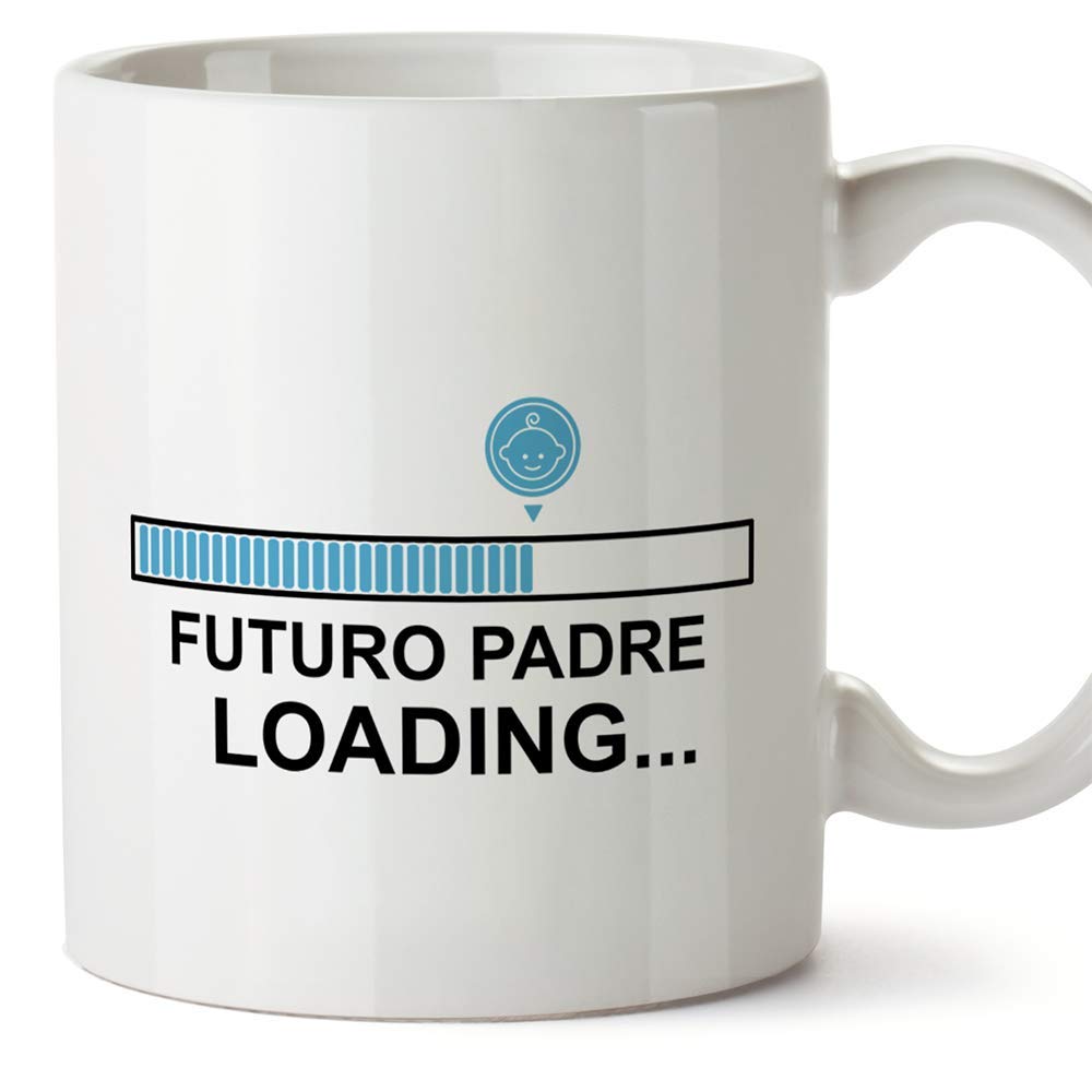 MUGFFINS Taza Papá (Padre Cargando() - Regalos Originales y Divertidos para el Día del Padre