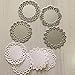 StaunchWea 4Pcs Round Lace Metal Cutting Die Stencils DIY Scrapbooking Album Embossing Tool