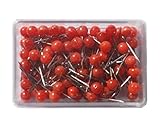 1/8 Inch Map Tacks - Red
