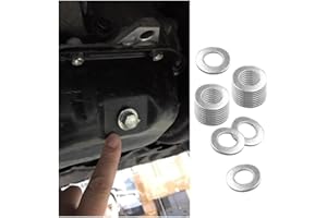 50 Pcs M14 Oil Drain Plug Gaskets Crush Washers, Aluminum Oil Crush Washers Seal Ring Gasket Compatible with OEM 94109-14000 