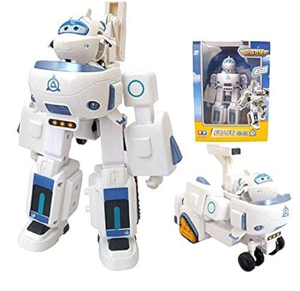 HT TOYS Super Wings Donnie car+Airplane Fit Robot Action Figure Toys Super Wing Model Transformation Robot