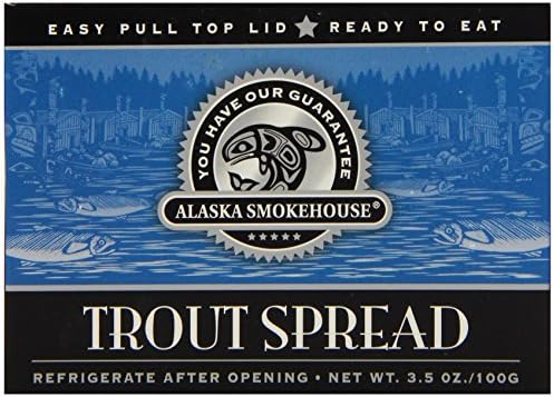 Alaska Smokehouse Trout Spread Totem Design, 3.5 Ounce Boxes (Pack of 6)