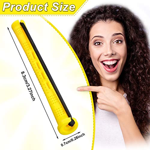 80-Pieces-Hair-Perm-Rods-Set-Cold-Wave-Rods-Hair-Rollers-Plastic-Perming-Rods-Curlers-for-Hairdressing-Styling-Yellow028-Inch