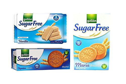 Sugar Free Cookie Biscuits Selection 3 Boxes Vanilla Wafers Digestives Maria Gullon Set 2 Buy Online In Macedonia Gullon Products In Macedonia See Prices Reviews And Free Delivery Over 4 000 Den Desertcart