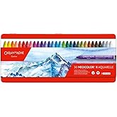 Caran d'Ache Classic Neocolor II Water-Soluble Pastels, 30 Colors
