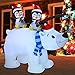 Christmas Inflatable 6.5 FT Inflatable Holiday Winter Polar Bear