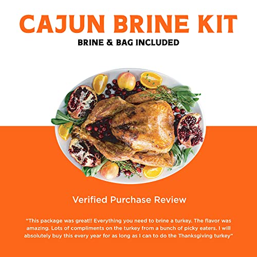 Fire & Flavor Cajun Turkey Perfect Brine Kit Turkey Brine Kit with