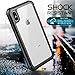 ATOP iPhone Xs Max Case, Full-Body Rugged with Built-in Screen Protector with Kickstand Thin Clear Bumper Case for iPhone Xs Max 6.5 Inch 2018 (Black/Clear)