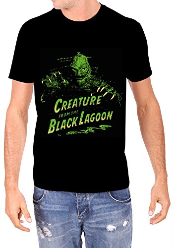 Rock RebelCreature from The Black Lagoon Men's Green Creature T-Shirt