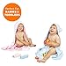 Luxury Hooded Baby Towel and Washcloth (Pink) | Extra Soft Bamboo Baby Towels for Infant, Toddler, Newborn and Kids | Great Gift, Baby Girl Towel for Pool and Beach | Softer than Organic Terry Cotton