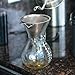 Pour-Over Coffeemakers with Handle - Durable, scratch resistant borosilicate glass manual slow pour over coffee maker (35oz - 7 cup)