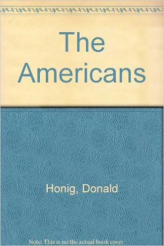 The Americans Honig Donald Amazon Com Books
