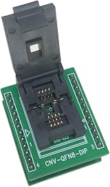 Hopbucan QFN8 DFN8 WSON8 Programming Socket 1.27mm IC 6x8mm ZIF Test Adapter view 4
