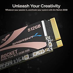SABRENT Rocket 2230 NVMe 4.0 512GB High Performance