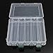 Smartcoco Double Sided 10 Compartment Waterproof Visible Plastic Clear Fishing Lure Bait Hooks Fishing Tackle Accessory Storage Box Case Container, 7.6 x 6.4 x 1.8 inch