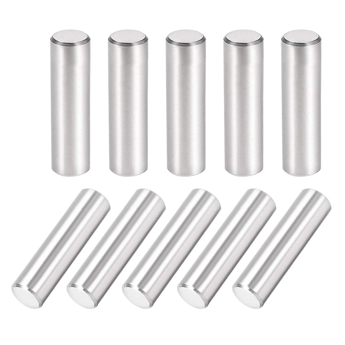 TA-VIGOR 10Pcs 8mm x 30mm Dowel Pins, 304 Stainless Steel Shelf Support Cylindrical Pin Pegs Shelf Support Pegs Fasten Elements for Furniture, Cabinets, and Mechanical Applications