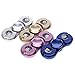 Foreveryang| LED Light Hand Spinner Fidget Toys, LED Light Fidget Hand Spinner Toys for ADHD/ EDC Anxiety Autism Stress Relief Toy Finger Spinner Light In The Dark-Blue