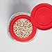 reCAP Mason Jars Lid FLIP Caps, Regular Mouth, Red