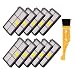 FixCracked 10 Pcs Hepa Filter Replacement for iRobot Roomba 800 900 Series 800 805 850 860 861 866 870 880 890 960 980 Vacuum Cleaner& Free fliter Cleaning Brush Tool primary