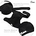 JBM Elastic Compression Shoulder Brace Support Strap Wrap Belt Band Pads and Sleeves Protector for Men and Women (One Size Fits All, Right)