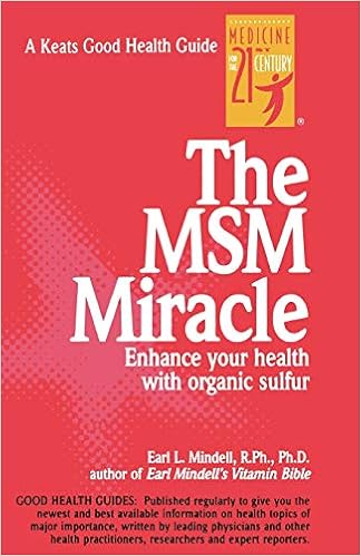 The Msm Miracle Mindell Earl 9780879838416 Amazon Com Books