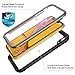 iPhone XR Case, SNOWFOX 360 Degree Premium Hybrid Protective Clear Case for Apple iPhone XR 6.1 Cases inch 2018 Release (Black) (Black/Clear)