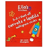Ella's Kitchen Organic 3-2-1 Blast Off Carrots & Lentil Multigrain Sticks 12mth+ (4 per pack - 60g)