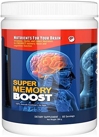 TruBaio Super Memory Boost 2 Month Supply, Healthy Brain Supplement for Added Attention, Focus and Cognitive Function