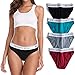 moonlight elves Cotton Underwear For Women Bikini Panties Regular & Plus Size Multipack Hipster Briefs Panty Pack 4,Size L