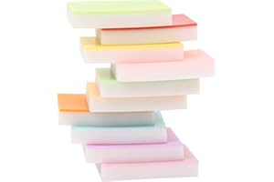 10pcs Double Layer Rubber Stamp Carving Blocks, DIY Handcraft Stamp Making Kit with 10 Colors, for Carving Words Patterns Sha