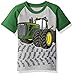 John Deere Toddler Boys Graphic Tee, Heather Grey/Green, 4T