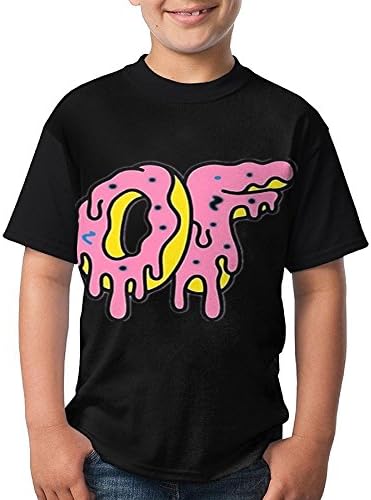 Dearsally Odd Future.PNG Cozy Youth T-Shirt Original Print Logo Boys Tee Black