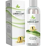 Personal Lubricant for Women and Men - Water Based Lube with Aloe & Carrageenan – Natural PH Balance - Formulated for Sensitive Skin & Sex - Long Lasting Formula - Paraben Free - Silicone Free