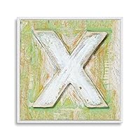 Framed Canvas Wall Art Alphabet Canvas Prints Home Artwork Decoration for Living Room,Bedroom - 16x16 inches