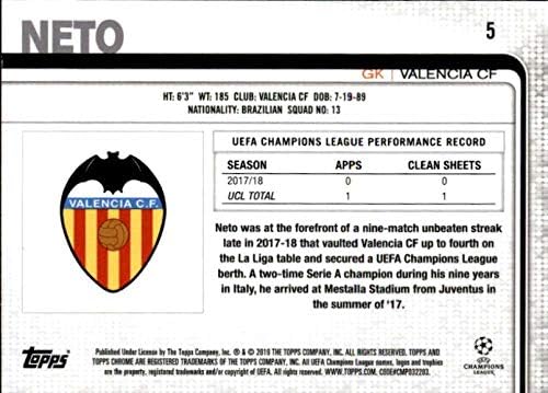 Amazon Com 2018 19 Topps Chrome Uefa Champions League Soccer 5