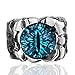 Men's Boy's Stainless Steel Ring Gothic Bloody red The Devil's eye Multicolor Retro Jewelry