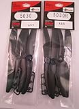 AvatarRC Geniune Gemfan 5030 (5x3) Black Propellers for 250 Size Quadcopters and Multi-rotors - Perfect for 210mm to 300mm frames