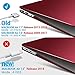 IBENZER Compatible with Old Version MacBook Air 13 Inch Case (2017-2010 Release), Models: A1466/A1369, Plastic Hard Shell Case with Keyboard & Screen Cover for Mac Air 13, Wine Red, A13WR+2