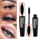 Women 4D Silk Fibre Mascara Eyelash Waterproof Extension Volume Long Lasting for women Mascara (Black)