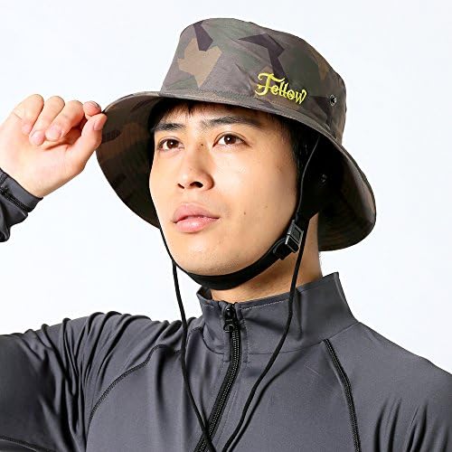 サーフハット メンズ Upf50 男性用 全8色 商い 頭周り59ｃｍ サファリハット ビーチ プール ビーチハット Fellow サーフィン