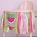 ONINIT HighChair Banner for Baby 1st Birthday Party Best First Birthday Decorations for Photo Booth Props High Chair Fabric Banners Supplies (Watermelon Theme A)
