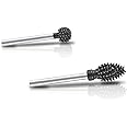 CAELUM 2 Pcs Rotary Burr Kit, 1/8" Shaft, Very Coarse - Woodworking Attachment for Dremel, Foredom, DeWalt, Milwaukee Tools, Carving Burrs for Carving Engraving in Wood, Rubber, Plastic