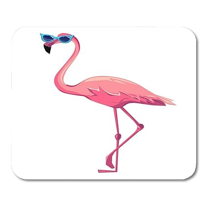 Alfombrilla Para Raton Con Diseno De Flamencos Y Dibujos Animados Color Rosa Para Playa Verano Para Portatiles Ordenadores De Escritorio 25 X 30 Cm Amazon Es Oficina Y Papeleria